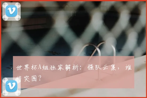 世界杯A组独家解析:强队云集,谁将突围?